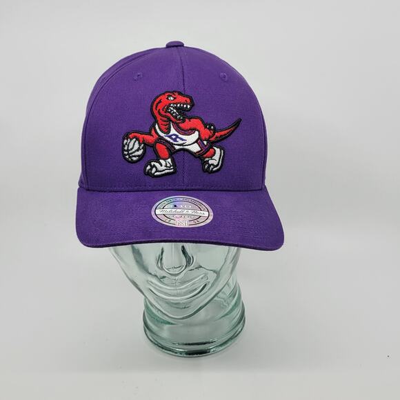 Mitchell & Ness Purple NBA Toronto Raptors HWC Team Ground Snapback Hat - Picture 1 of 10
